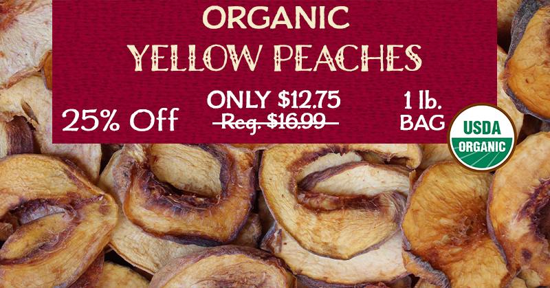 Organic Yellow Peachs
